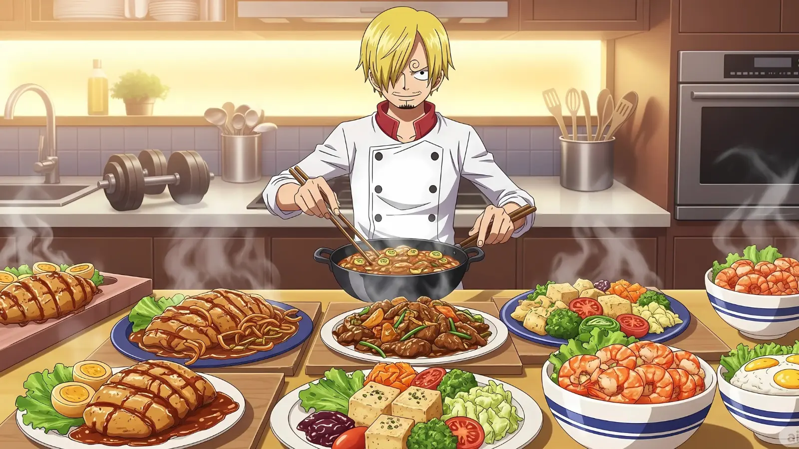 Sanji-Approved High-Protein Anime Meals